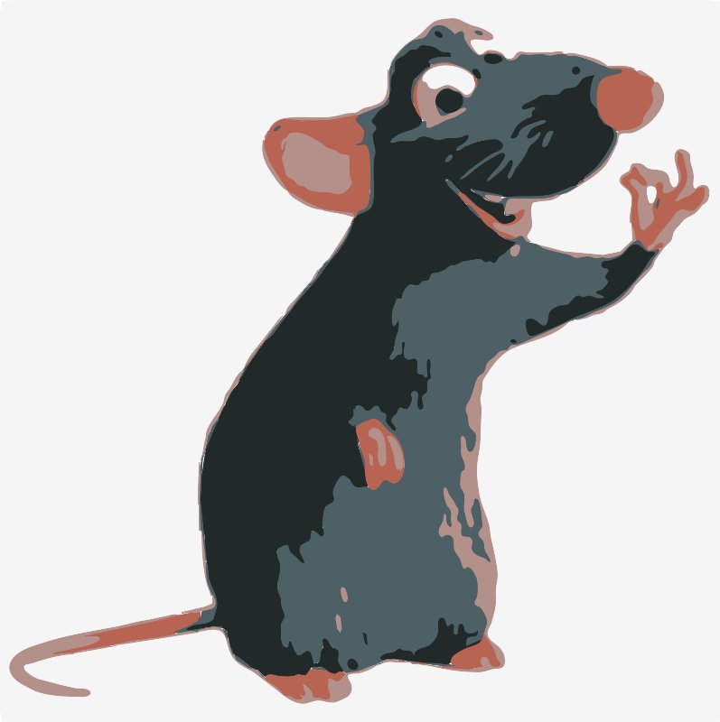 Stencil of Ratatouille