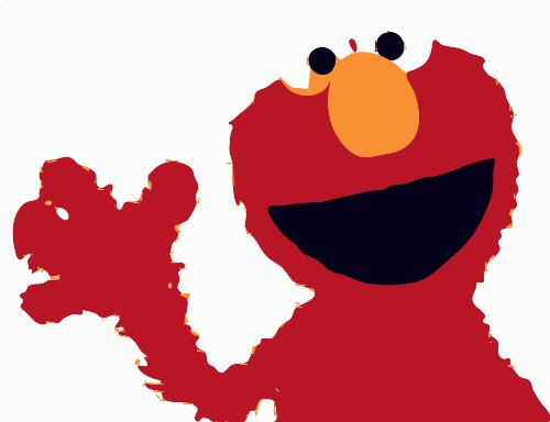 Stencil of Elmo