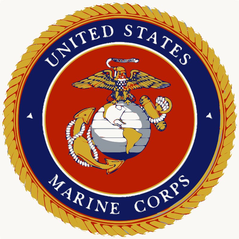 Stencil of USMC