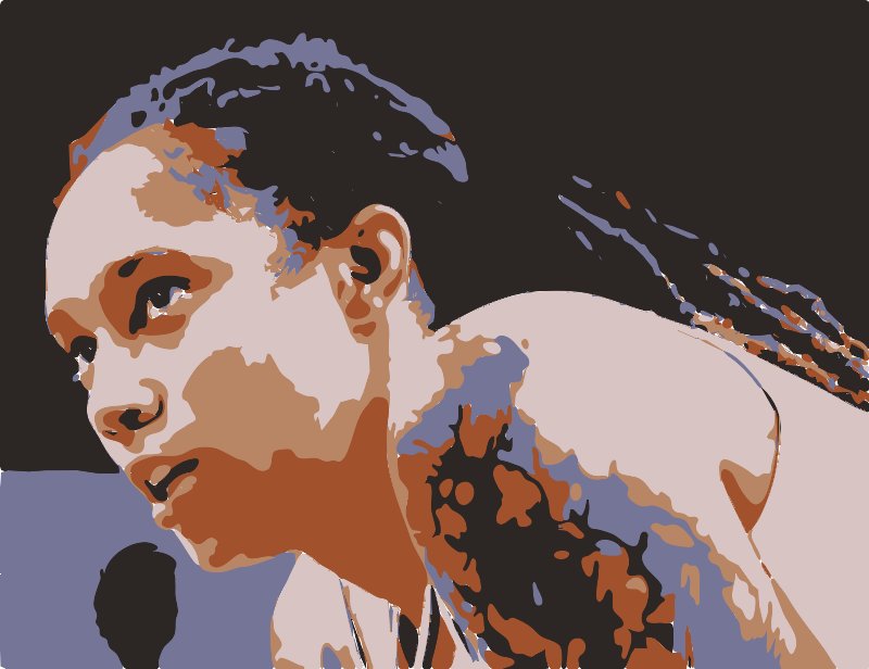 Stencil of Brittney Griner