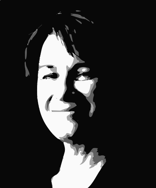 Stencil of Amy Klobuchar