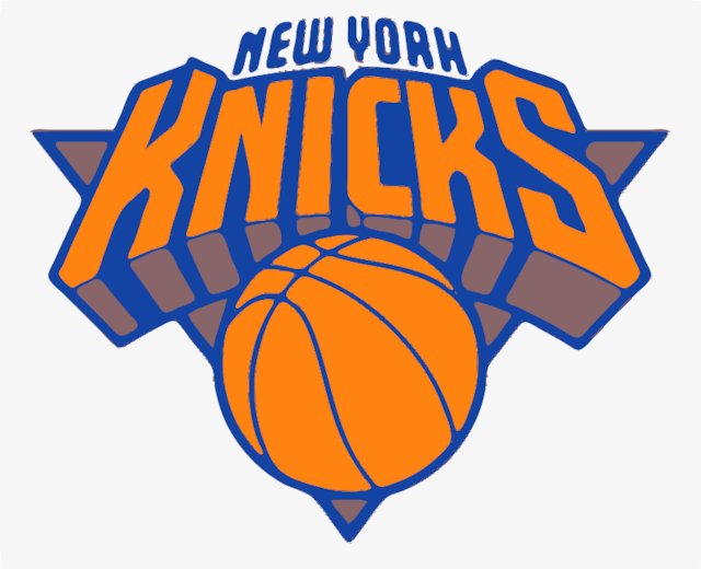 Stencil of New York Knicks