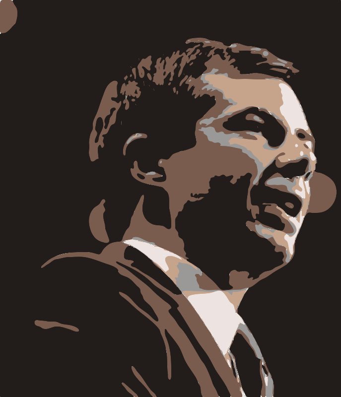 Stencil of Pete Buttigieg