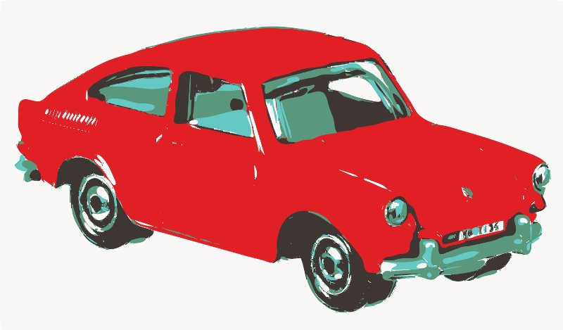 Stencil of VW Fastback