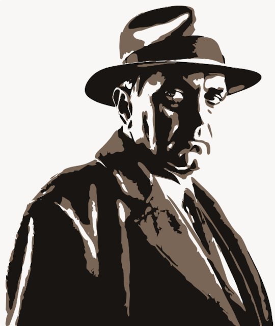 Stencil of Mobster