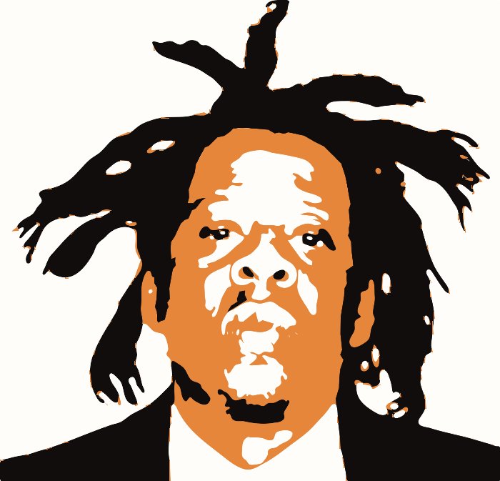 Stencil of Jay-Z