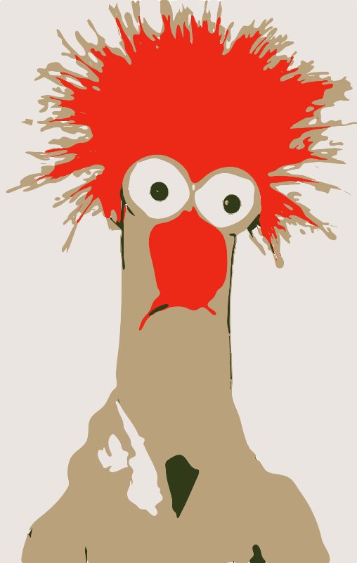 Stencil of Beaker