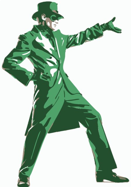 Stencil of Riddler