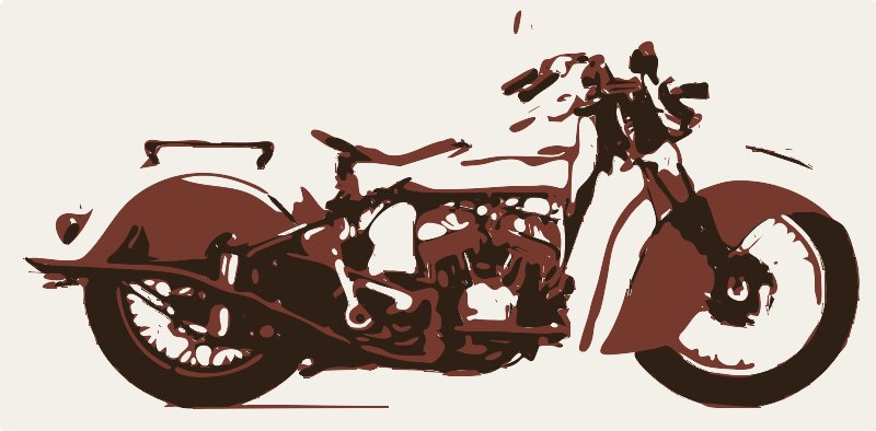 Stencil of Indian Scout