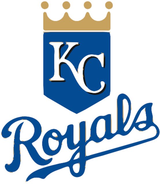 Stencil of Kansas City Royals