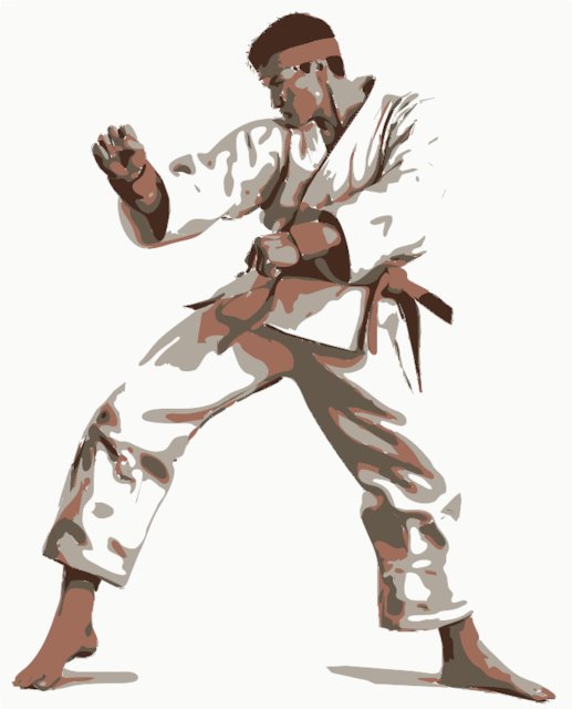 Stencil of Street Fighter