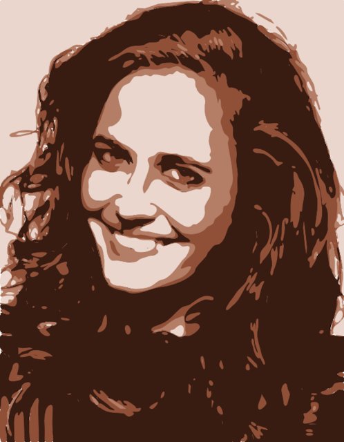 Stencil of Eva Green