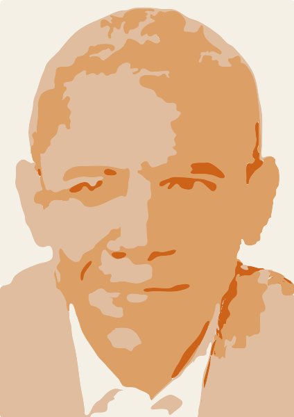 Stencil of Obama