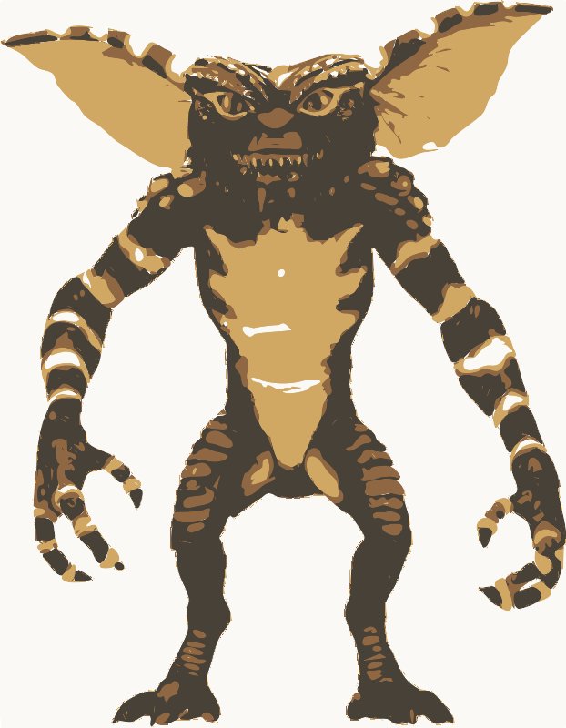 Stencil of Gremlin