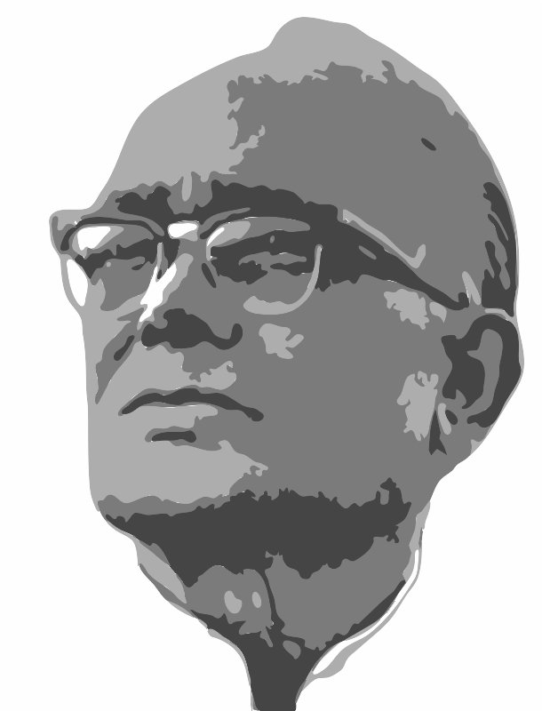 Stencil of Jayaprakash Narayan