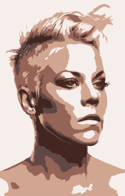 Stencil of P!nk