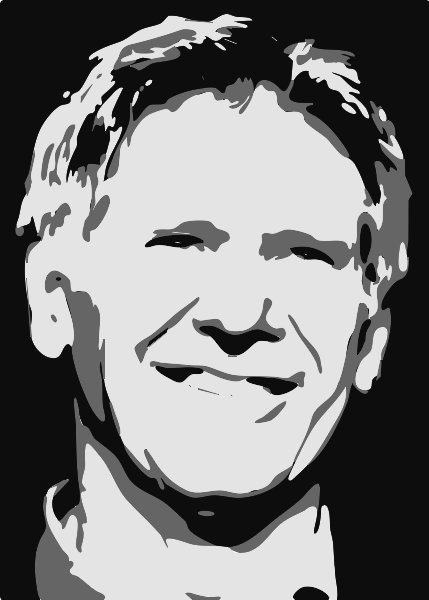 Stencil of Harrison Ford