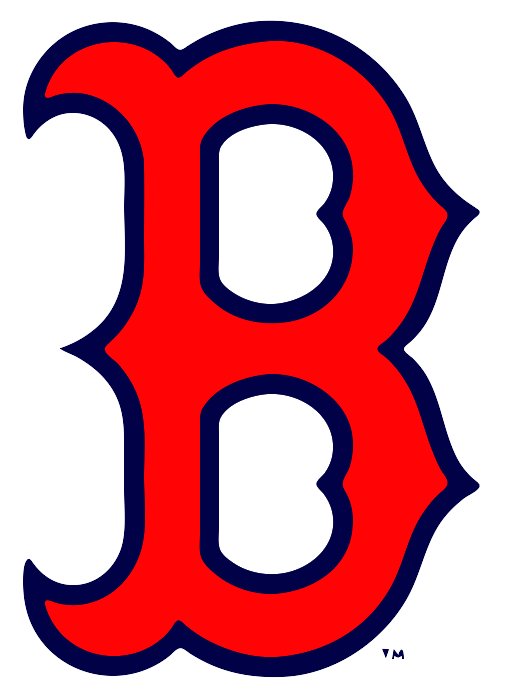 Stencil of Red Sox