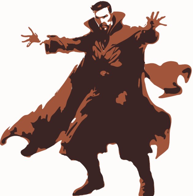 Stencil of Dr. Strange