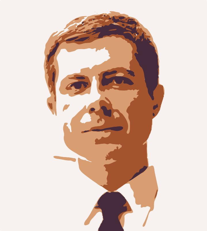 Stencil of Mayor Pete