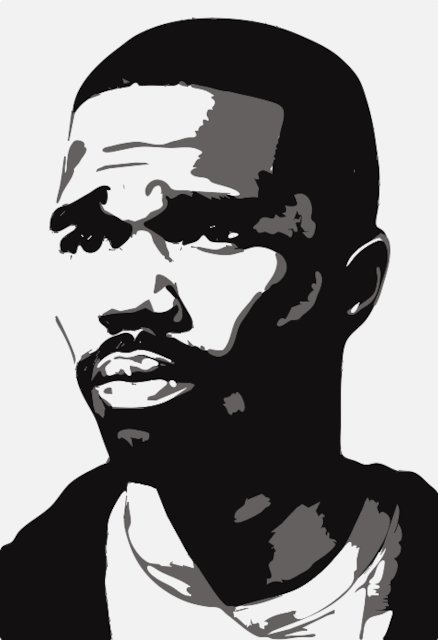 Stencil of Frank Ocean