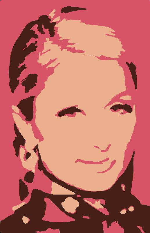 Stencil of Paris Hilton