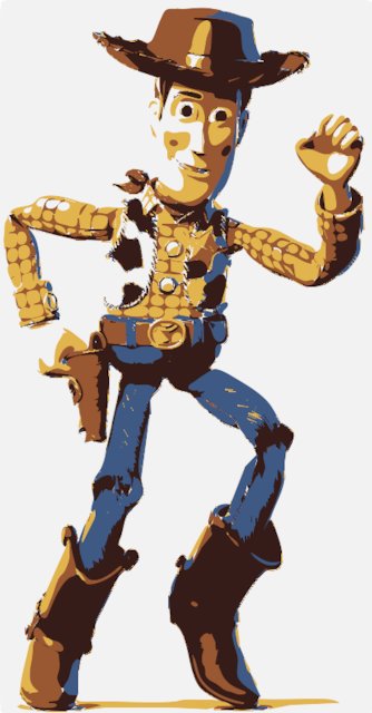 Stencil of Woody from Toy Story