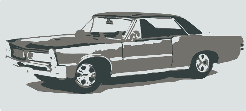 Stencil of 1965 Pontiac GTO