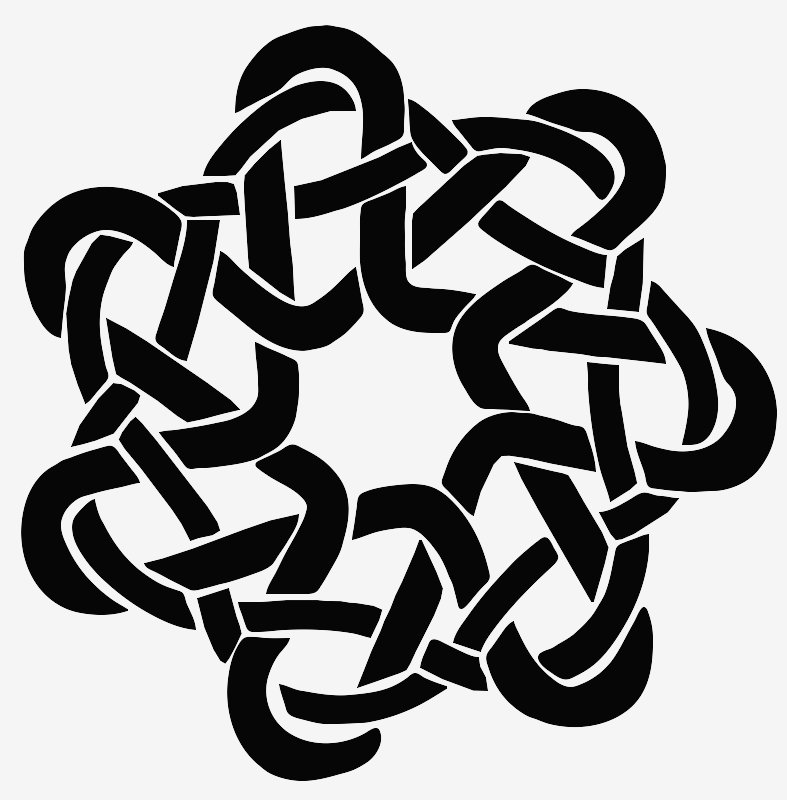 Stencil of Celtic Knot