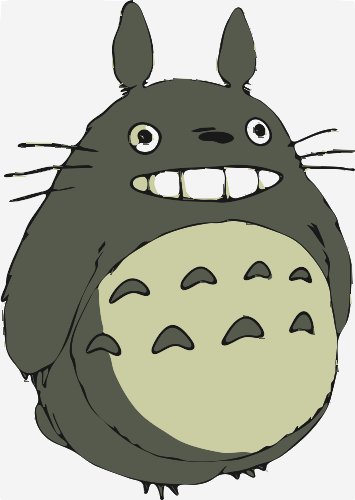 Stencil of Totoro
