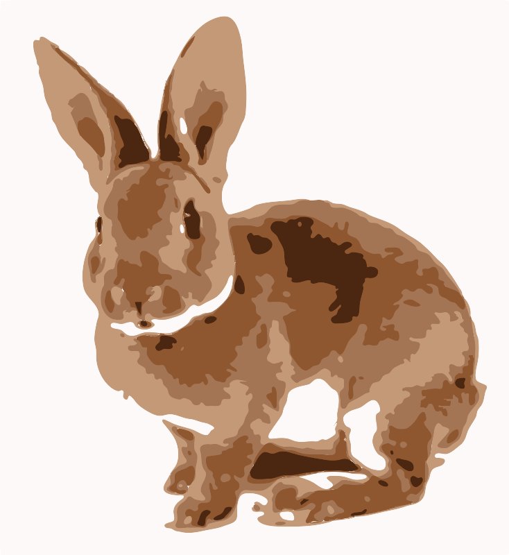 Stencil of Rabbit
