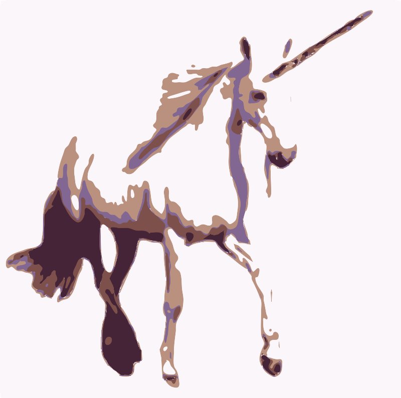 Stencil of Unicorn