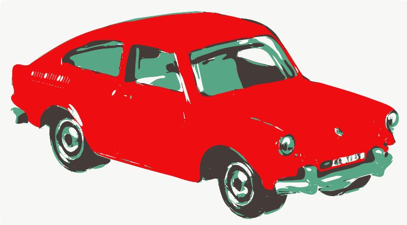 Stencil of VW Fastback