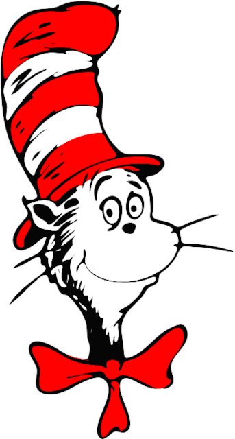 Stencil of The Cat in the Hat