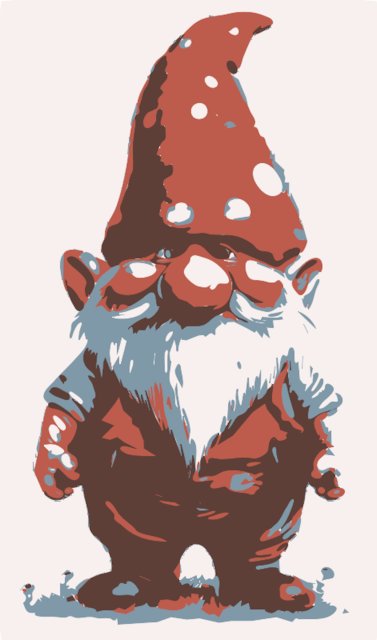 Stencil of Gnome