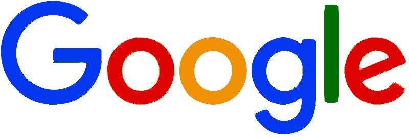 Stencil of Google Logo