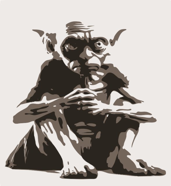 Stencil of Gollum