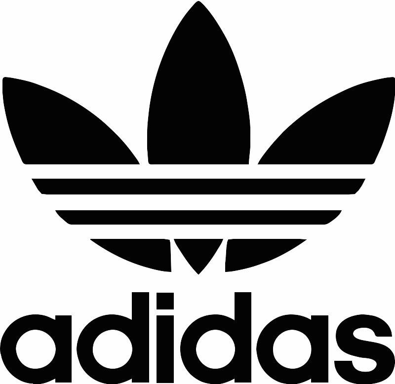 Stencil of Adidas Torch Logo