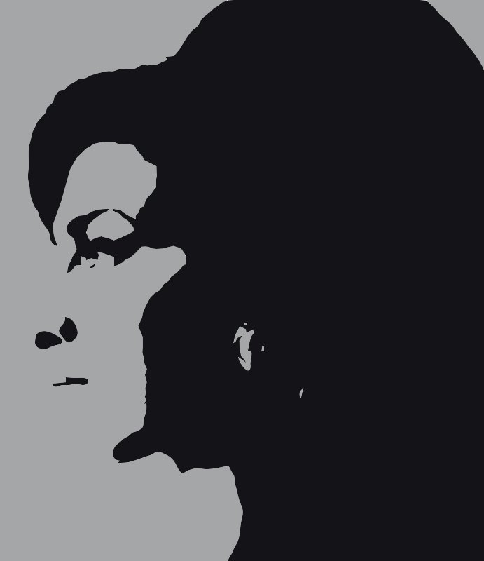 Stencil of Amy Winehouse