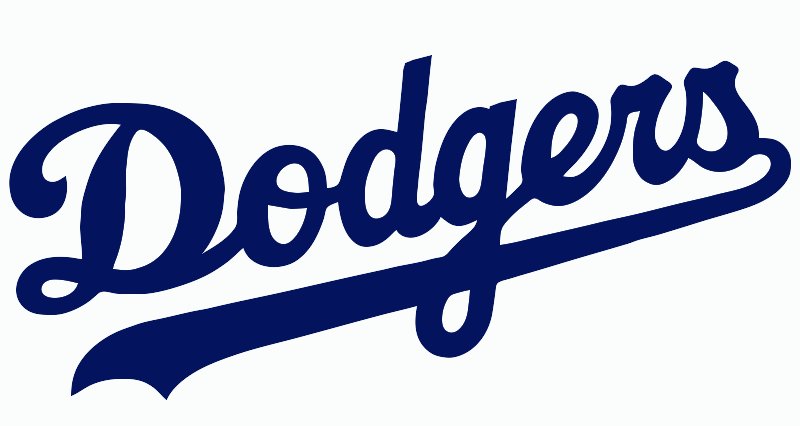 Stencil of Dodgers