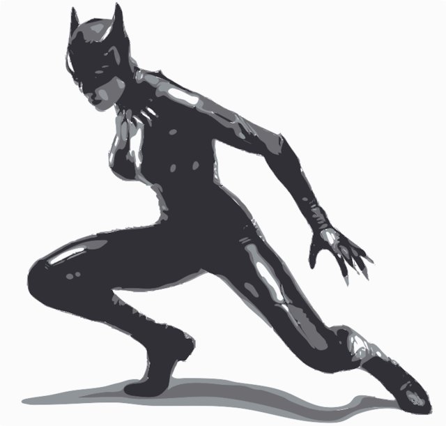 Stencil of Catwoman