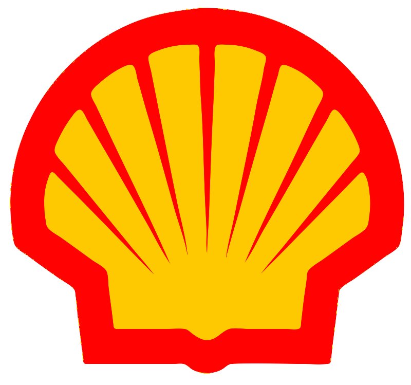 Stencil of Shell Logo