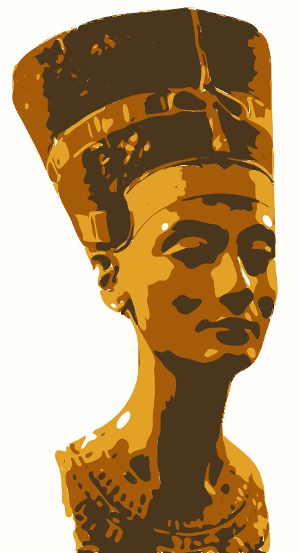 Stencil of Nefertiti