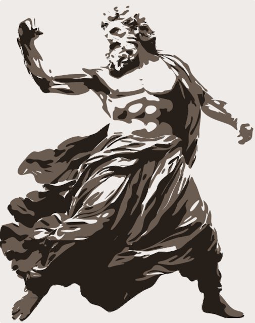 Stencil of Zeus