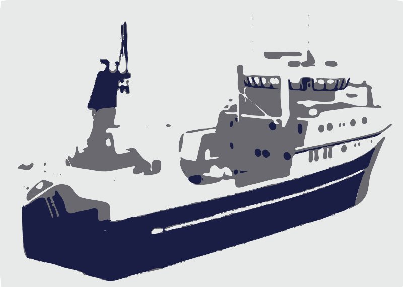 Stencil of Trawler