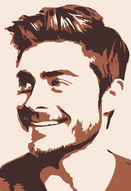 Stencil of Zac Efron