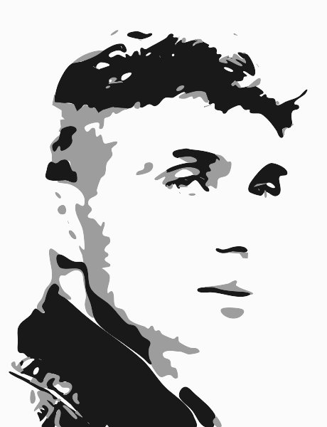 Stencil of Cillian Murphy