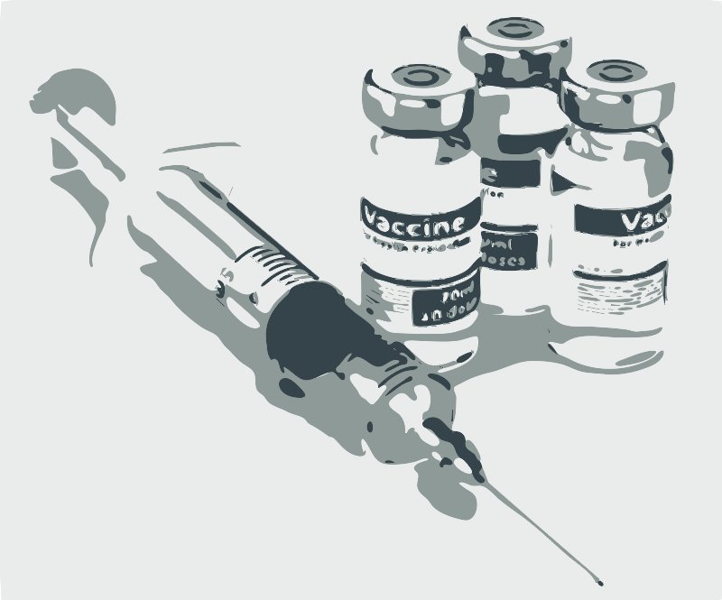 Stencil of Vaccine