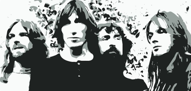 Stencil of Pink Floyd