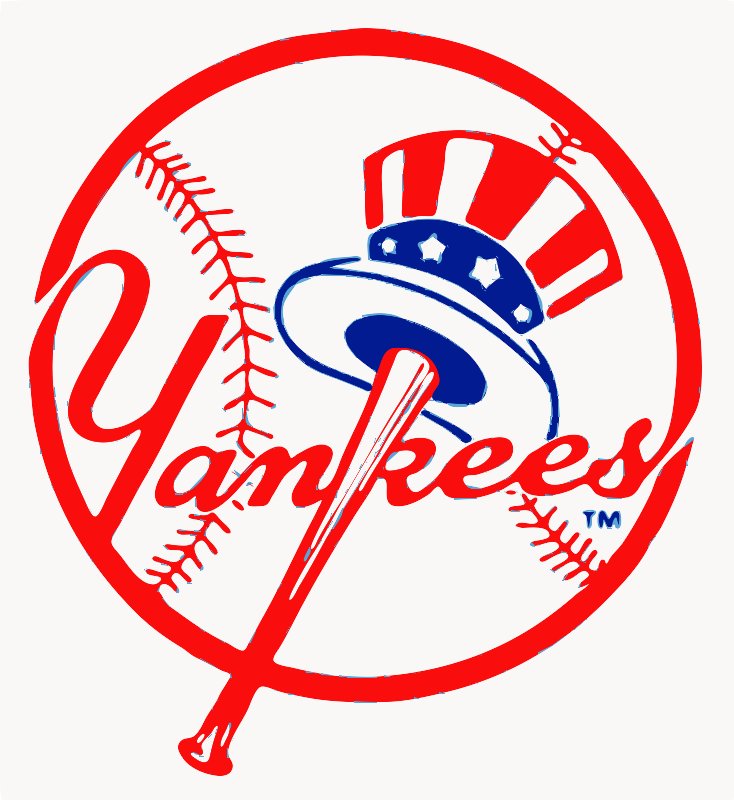 Stencil of New York Yankees